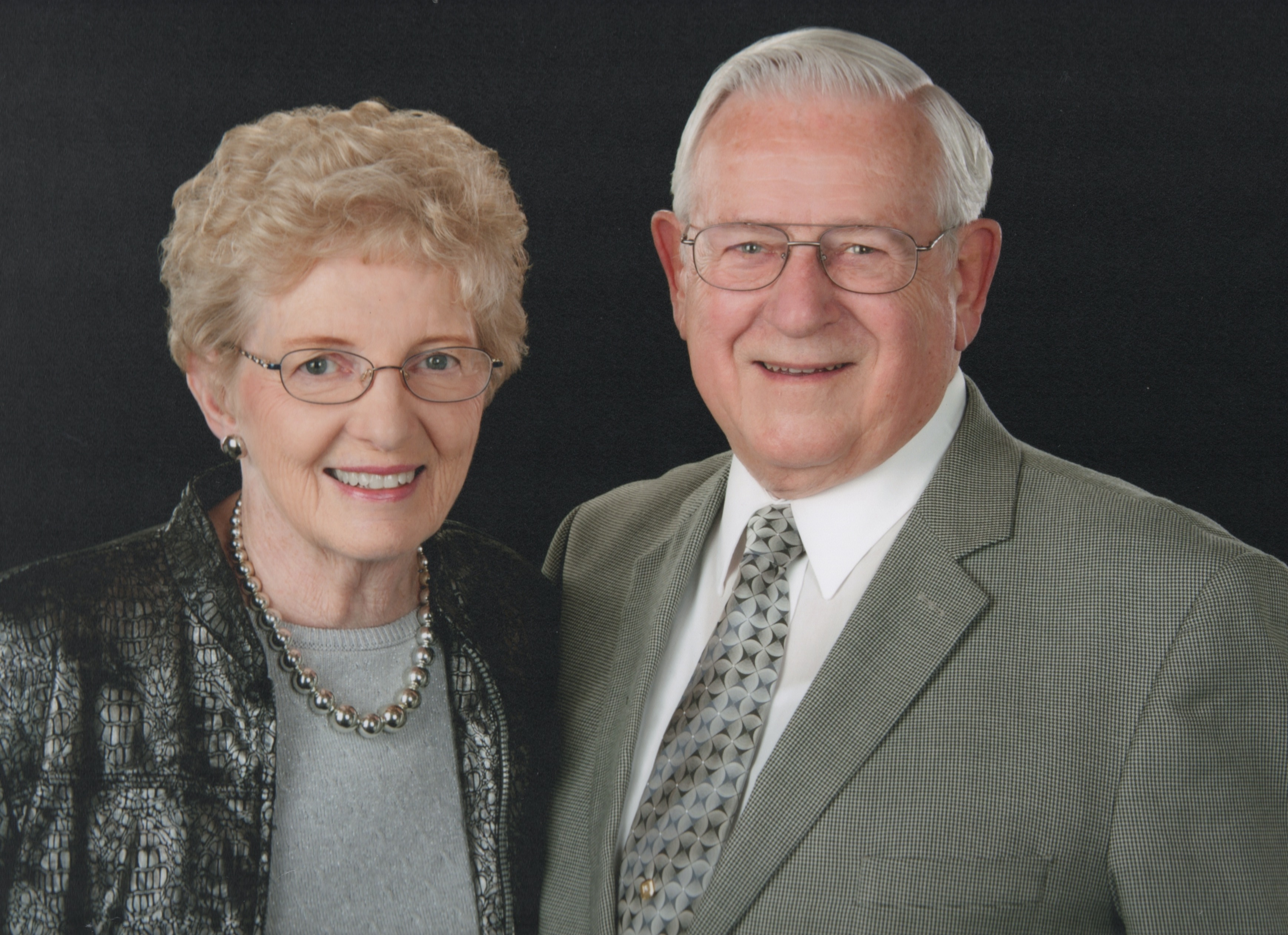John and Shirley Blackman in a formal portrait from 2013